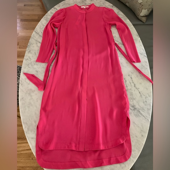 NWT Willow silk shirt dress with matching slip dress size L - Picture 6 of 14